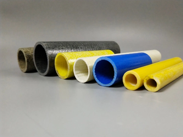 High Strength Fiberglass Composite Material FRP Pultrusion Profile Round Tube