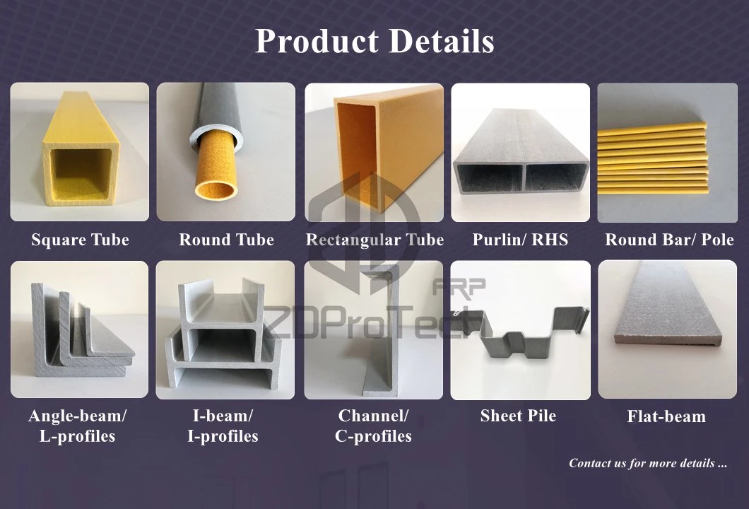 Factory Outlet Fiberglass Solid Rod/ FRP Rebar.