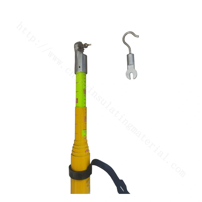 Triangle Fiberglass Portable Height Measurement Rod